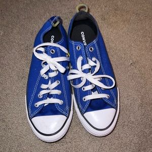 Blue Low Top Converse